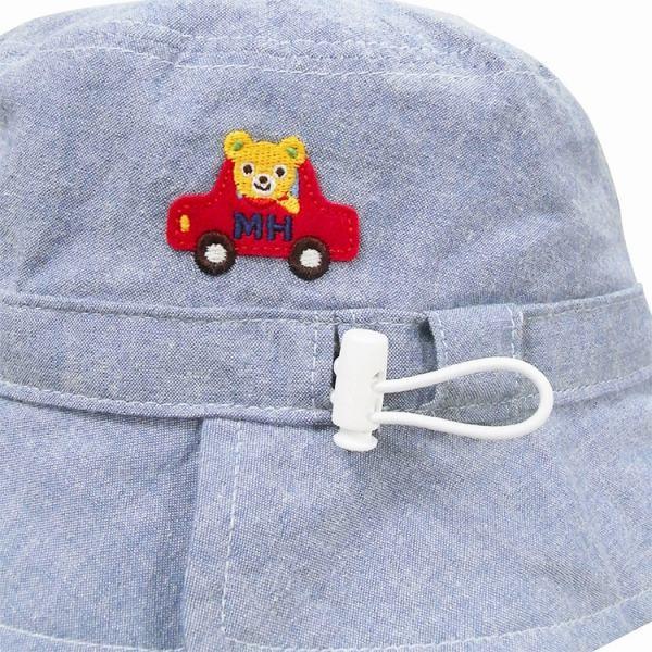 美品　ミキハウス　プッチー　セットアップ　帽子 mikihouse - mikihouse プッチー&うさこ なりきりメッシュ