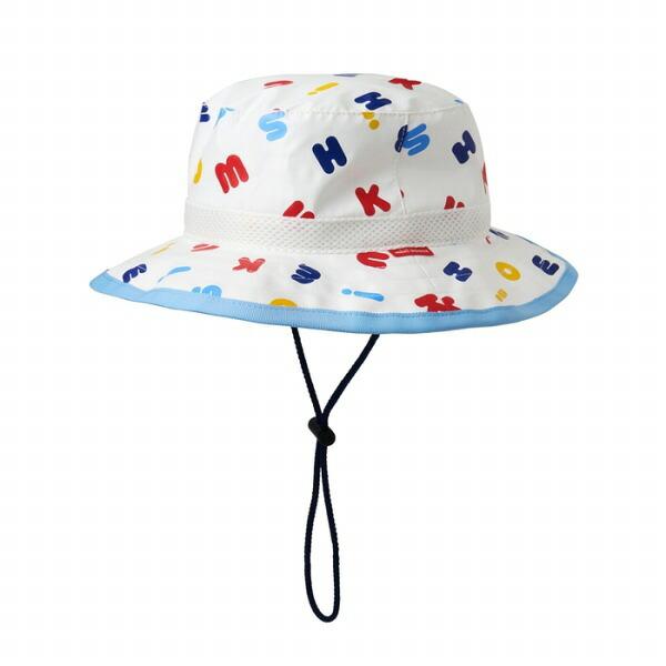 ●取り寄せ商品●ミキハウス mikihouse カラフル ハット 日除け付き 帽子 ( 48cm 50cm 52cm 54cm 56cm ) 男の子 女の子 紐付きの画像