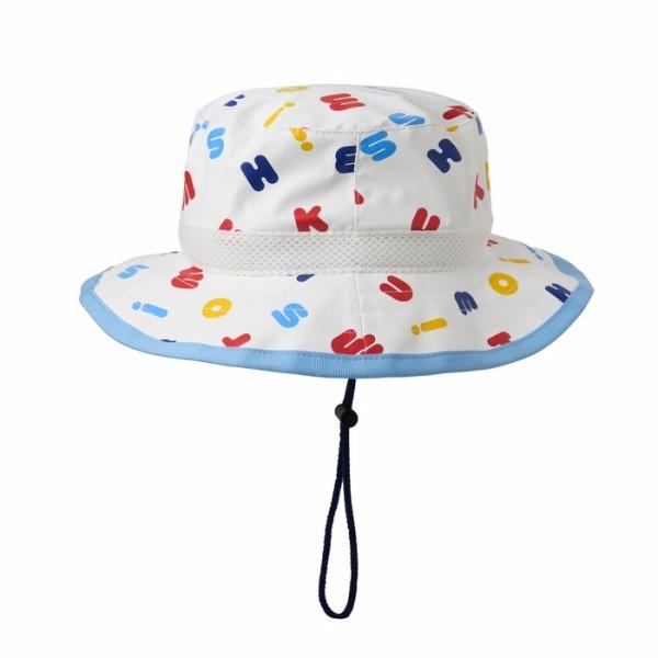 ●取り寄せ商品●ミキハウス mikihouse カラフル ハット 日除け付き 帽子 ( 48cm 50cm 52cm 54cm 56cm ) 男の子 女の子 紐付きの画像