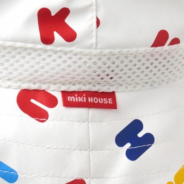 ●取り寄せ商品●ミキハウス mikihouse カラフル ハット 日除け付き 帽子 ( 48cm 50cm 52cm 54cm 56cm ) 男の子 女の子 紐付きの画像