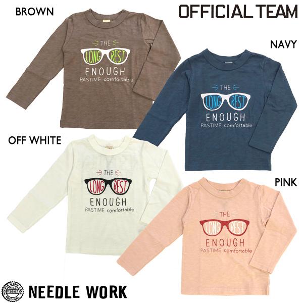 ニードルワーク（NEEDL WORK）OFFICIAL TEAM ENOUGH T-SHIRT 長袖Tシャツ（100cm・110cm・120cm・130cm・140cm・150cm）【P】 | OFFICIAL TEAM