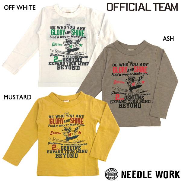 ニードルワーク（NEEDL WORK）OFFICIAL TEAM GLORY AND SHINE T-SHIRT 長袖Tシャツ（100cm・120cm・130cm・140cm・150cm） | OFFICIAL TEAM