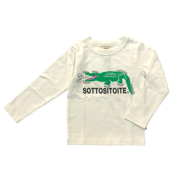 ニードルワーク（NEEDL WORK）OFFICIAL TEAM　ILLNESS　ALLIGATOR　T-SHIRT　長袖Ｔシャツ(100cm・110cm・120cm・130cm・140cm・150cm） | OFFICIAL TEAM | 01