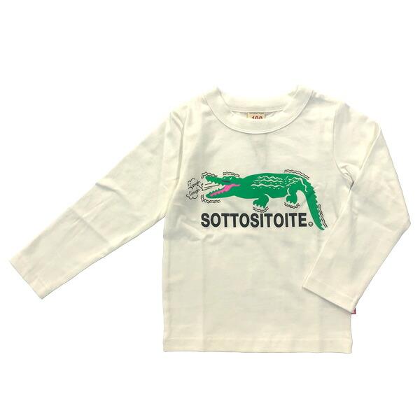 ニードルワーク（NEEDL WORK）OFFICIAL TEAM　ILLNESS　ALLIGATOR　T-SHIRT　長袖Ｔシャツ(100cm・110cm・120cm・130cm・140cm・150cm） | OFFICIAL TEAM | 01