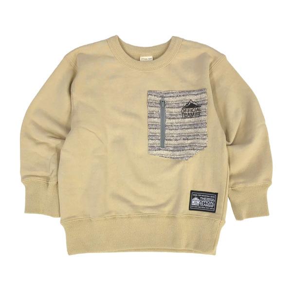 ニードルワーク（NEEDL WORK）OFFICIAL TEAM　BORDER POCKET SWEAT 長袖トレーナー(100cm・110cm・120cm・130cm・140cm） | OFFICIAL TEAM | 03