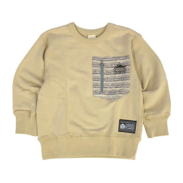 ニードルワーク（NEEDL WORK）OFFICIAL TEAM　BORDER POCKET SWEAT 長袖トレーナー(100cm・110cm・120cm・130cm・140cm） | OFFICIAL TEAM | 03
