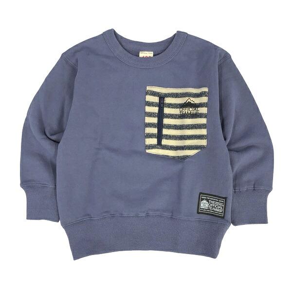 ニードルワーク（NEEDL WORK）OFFICIAL TEAM　BORDER POCKET SWEAT 長袖トレーナー(100cm・110cm・120cm・130cm・140cm） | OFFICIAL TEAM | 06