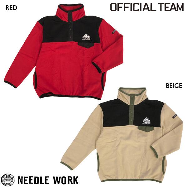 ニードルワーク（NEEDL WORK）OFFICIAL TEAM　SWEAT　ANORAK　アノラック(110cm・120cm・130cm・140cm・150cm） | OFFICIAL TEAM