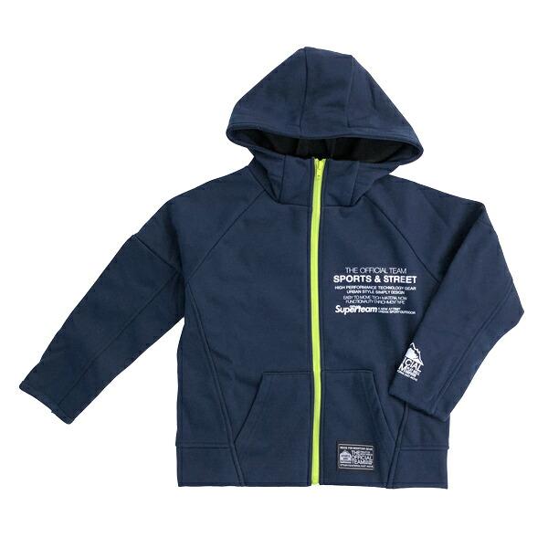 ニードルワーク（NEEDL WORK）OFFICIAL TEAM　WIND　STOP　SPORTS ZIP-UP HOODEI　機能性パーカー(110cm・120cm・130cm・140cm） | OFFICIAL TEAM | 01