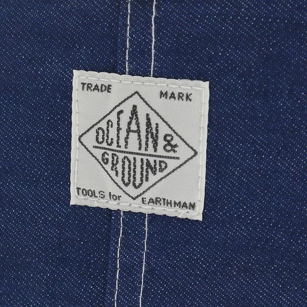 オーシャンアンドグラウンド　OCEAN&GROUND　レッスンバッグBLUE BLUE　手さげ袋　サブバッグ　デニム（小学校　男の子　女の子　体操服袋　） | Ocean&Ground | 07