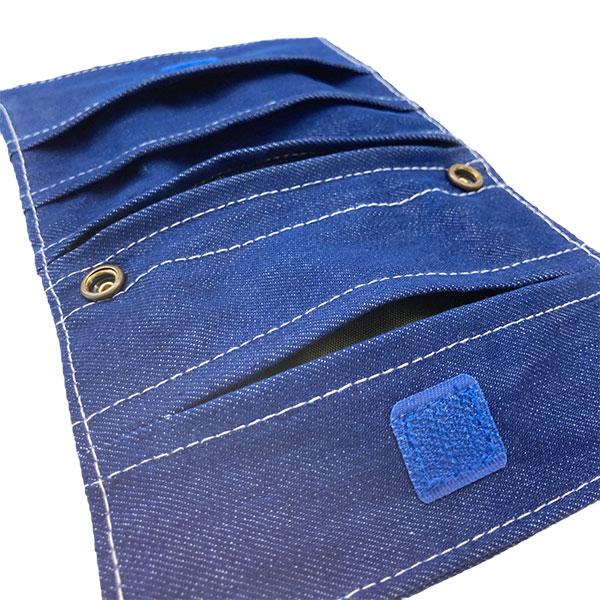 オーシャンアンドグラウンド　OCEAN&GROUND　2WAY移動ポケットBAG　BLUE　BLUE クリップ式 ポケット ポーチ デニム (紐付き　クリップ付き） | Ocean&Ground | 10