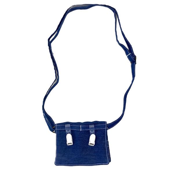 オーシャンアンドグラウンド　OCEAN&GROUND　2WAY移動ポケットBAG　BLUE　BLUE クリップ式 ポケット ポーチ デニム (紐付き　クリップ付き） | Ocean&Ground | 04