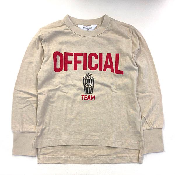 ニードルワーク（NEEDL WORK）OFFICIAL TEAM　POPCORN T-SHIRT　長袖(150cm・S） | OFFICIAL TEAM | 01