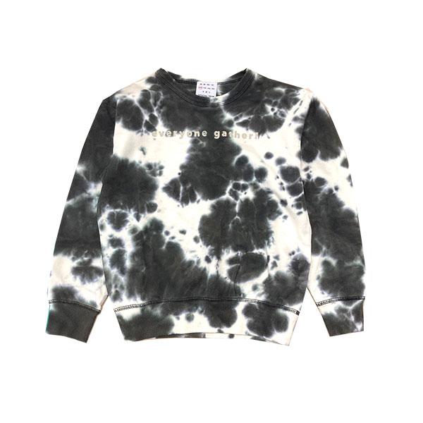 ニードルワーク（NEEDL WORK）OFFICIAL TEAM　タイダイ染めロゴ スウェット(90cm・100cm・110cm・120cm・130cm・140cm） | OFFICIAL TEAM | 01