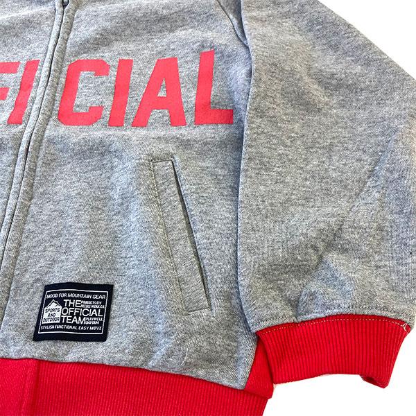 ニードルワーク（NEEDL WORK）OFFICIAL TEAM　ジップアップロゴスウェット(90cm・100cm・110cm・120cm・130cm・140cm） | OFFICIAL TEAM | 10