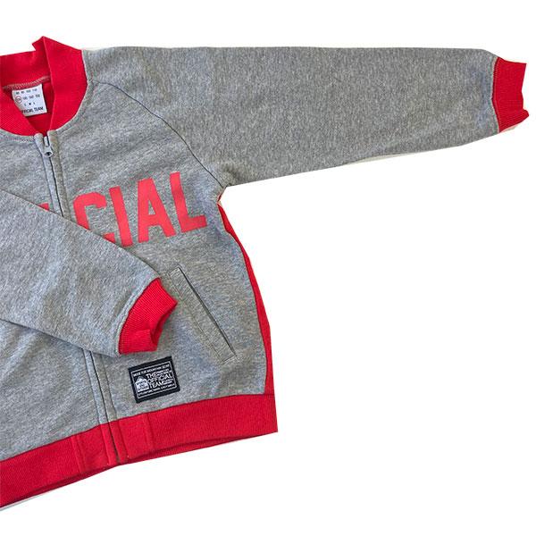 ニードルワーク（NEEDL WORK）OFFICIAL TEAM　ジップアップロゴスウェット(90cm・100cm・110cm・120cm・130cm・140cm） | OFFICIAL TEAM | 11