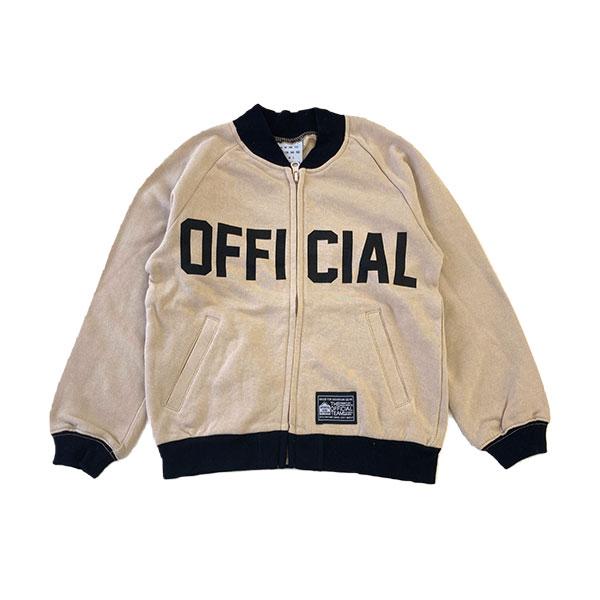 ニードルワーク（NEEDL WORK）OFFICIAL TEAM　ジップアップロゴスウェット(90cm・100cm・110cm・120cm・130cm・140cm） | OFFICIAL TEAM | 01