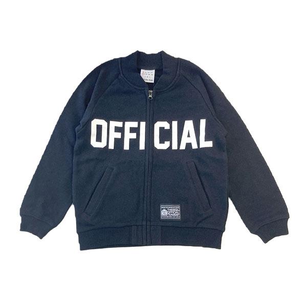 ニードルワーク（NEEDL WORK）OFFICIAL TEAM　ジップアップロゴスウェット(90cm・100cm・110cm・120cm・130cm・140cm） | OFFICIAL TEAM | 03