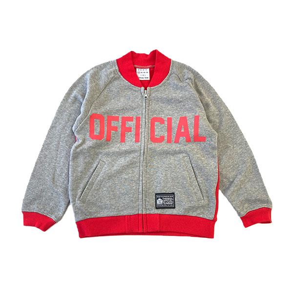 ニードルワーク（NEEDL WORK）OFFICIAL TEAM　ジップアップロゴスウェット(90cm・100cm・110cm・120cm・130cm・140cm） | OFFICIAL TEAM | 05