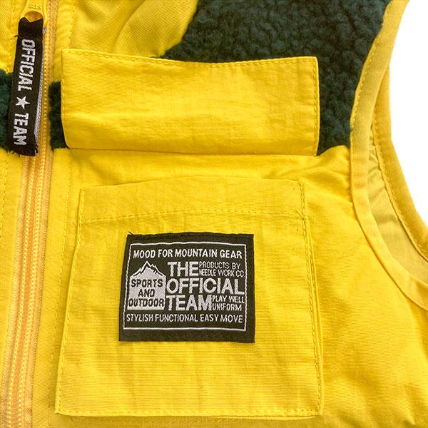 ニードルワーク（NEEDL WORK）OFFICIAL TEAM　ボアジップアップベスト(90cm・100cm・110cm・120cm・130cm・140cm） | OFFICIAL TEAM | 11