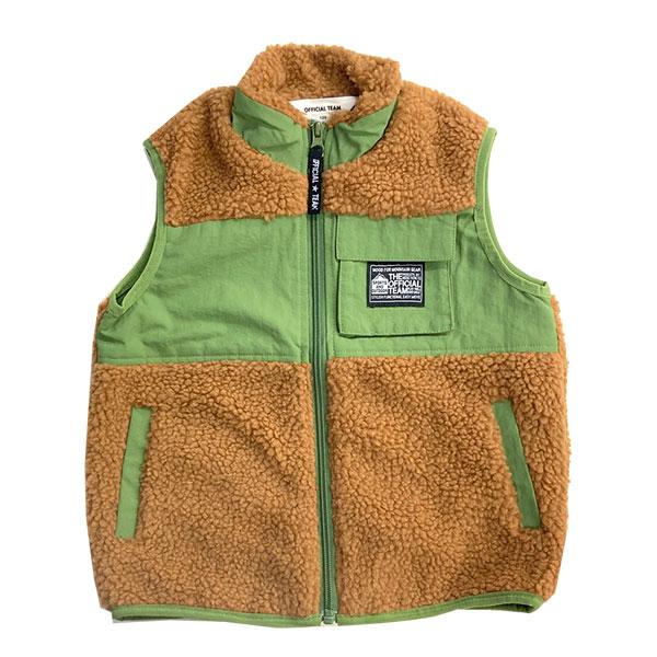 ニードルワーク（NEEDL WORK）OFFICIAL TEAM　ボアジップアップベスト(90cm・100cm・110cm・120cm・130cm・140cm） | OFFICIAL TEAM | 04