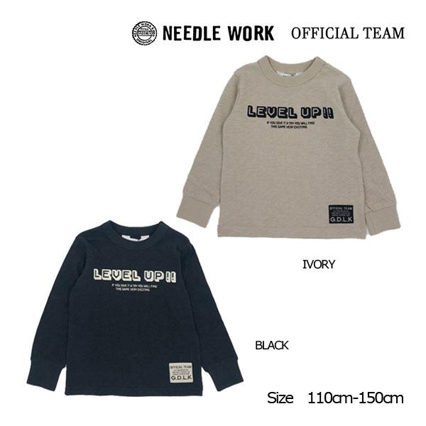 ●30%OFFセール●ニードルワーク（NEEDL WORK）OFFICIAL TEAM　スラブ天竺　ゲームイラスト　プリント　Ｔシャツ（110cm・120cm） | OFFICIAL TEAM