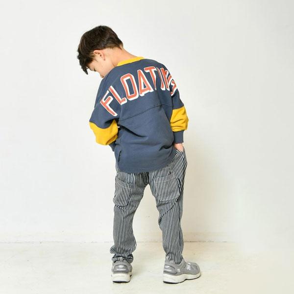 ニードルワーク（NEEDL WORK）OFFICIAL TEAM　カットデニムワイドサルエルパンツ（110・120）子ども服  男の子 女の子 カジュアル シンプル 通園 通学 | OFFICIAL TEAM | 05