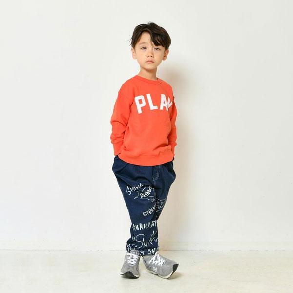 ●30％OFFセール●ニードルワーク（NEEDL WORK）OFFICIAL TEAM　プレミアコットン デニムワイドパンツ（110・120）子ども服  男の子 女の子 カジュアル おしゃれ | OFFICIAL TEAM | 02