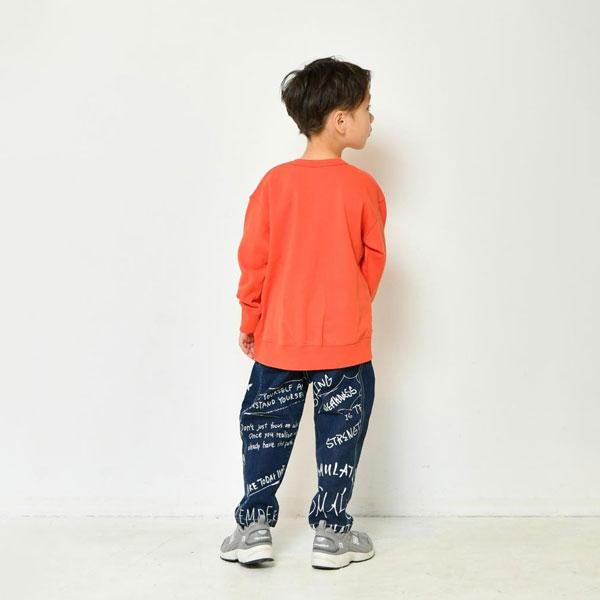 ●30％OFFセール●ニードルワーク（NEEDL WORK）OFFICIAL TEAM　プレミアコットン デニムワイドパンツ（110・120）子ども服  男の子 女の子 カジュアル おしゃれ | OFFICIAL TEAM | 03