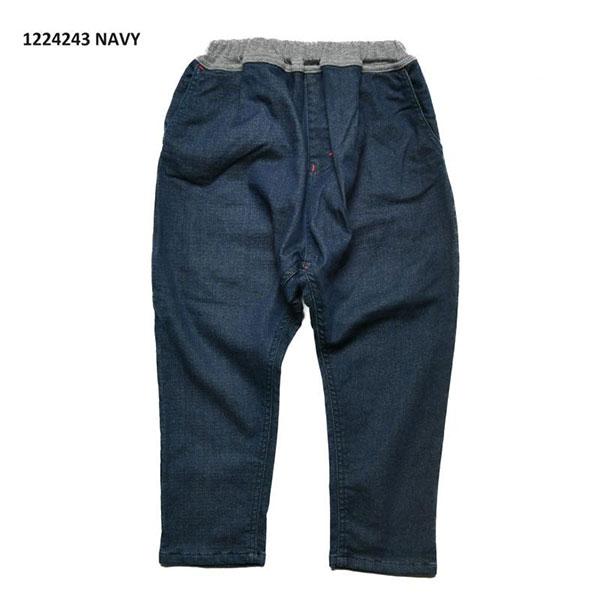 ニードルワーク（NEEDL WORK）OFFICIAL TEAM　プレミアコットン デニムサルエルパンツ（110・120）  男の子 女の子 カジュアル おしゃれ ボトムス | OFFICIAL TEAM | 01