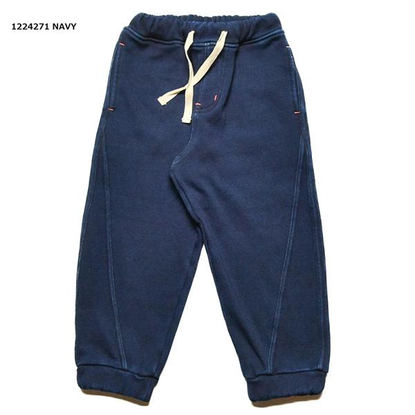 ニードルワーク（NEEDL WORK）OFFICIAL TEAM インディゴシャギー スイッチング ジョガーパンツ（110・120） 子ども服 デニム ズボン シンプル カジュアル | OFFICIAL TEAM | 01