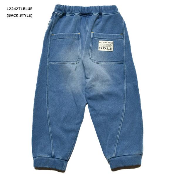 ニードルワーク（NEEDL WORK）OFFICIAL TEAM インディゴシャギー スイッチング ジョガーパンツ（130・140・150） 子ども服 デニム ズボン カジュアル | OFFICIAL TEAM | 03