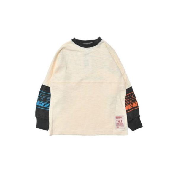 ニードルワーク OFFICIAL TEAM  スラブ天竺　ドルマン　ワイド　Tシャツ　長袖 ( 110 120 130 140 150 ) | OFFICIAL TEAM | 03