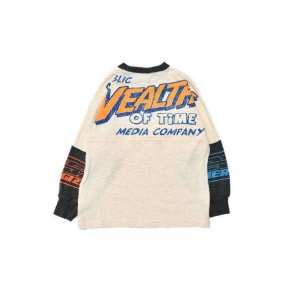 ニードルワーク OFFICIAL TEAM  スラブ天竺　ドルマン　ワイド　Tシャツ　長袖 ( 110 120 130 140 150 ) | OFFICIAL TEAM | 04