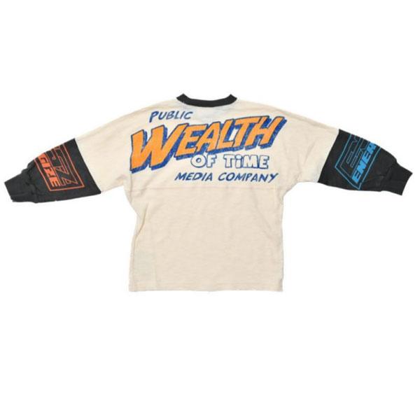 ニードルワーク OFFICIAL TEAM  スラブ天竺　ドルマン　ワイド　Tシャツ　長袖 ( 110 120 130 140 150 ) | OFFICIAL TEAM | 05