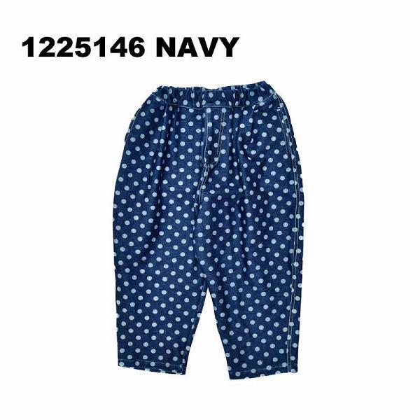 ●30%OFFセール● ニードルワーク （NEEDL WORK） OFFICIAL TEAM ドット柄デニムタックワイドパンツ( 130 140 150 ) キッズ 子ども服 | OFFICIAL TEAM | 03