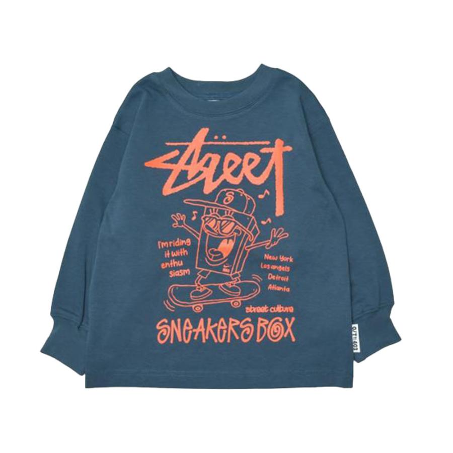 ニードルワーク （NEEDL WORK） OFFICIAL TEAM 360°ストレッチ ストリート ロゴ 長袖 Tシャツ ( 120 130 140 150  )    男の子 女の子 キッズ ロンT 通学 おで | OFFICIAL TEAM | 02