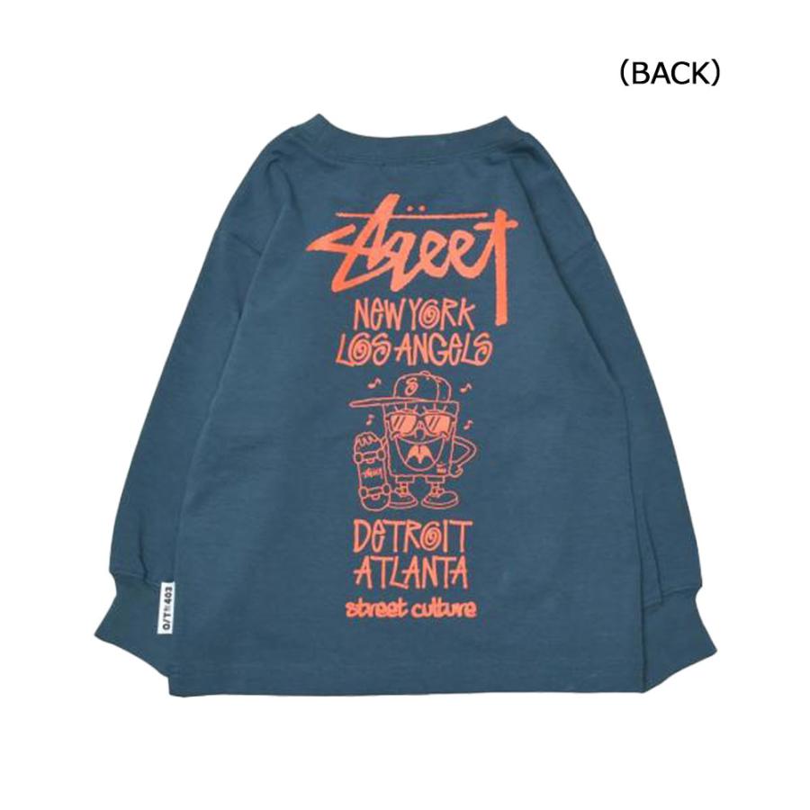 ニードルワーク （NEEDL WORK） OFFICIAL TEAM 360°ストレッチ ストリート ロゴ 長袖 Tシャツ ( 120 130 140 150  )    男の子 女の子 キッズ ロンT 通学 おで | OFFICIAL TEAM | 03