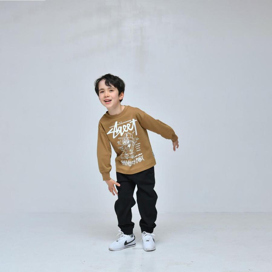 ニードルワーク （NEEDL WORK） OFFICIAL TEAM 360°ストレッチ ストリート ロゴ 長袖 Tシャツ ( 120 130 140 150  )    男の子 女の子 キッズ ロンT 通学 おで | OFFICIAL TEAM | 04