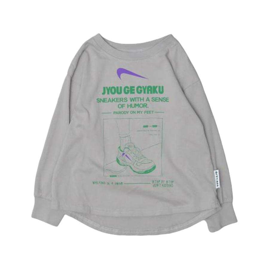 ニードルワーク （NEEDL WORK） OFFICIAL TEAM 20/天竺 JYOU GE GYAKU ラウンド 長袖 Tシャツ ( 120 130 140 150  )   男の子 女の子 | OFFICIAL TEAM | 02