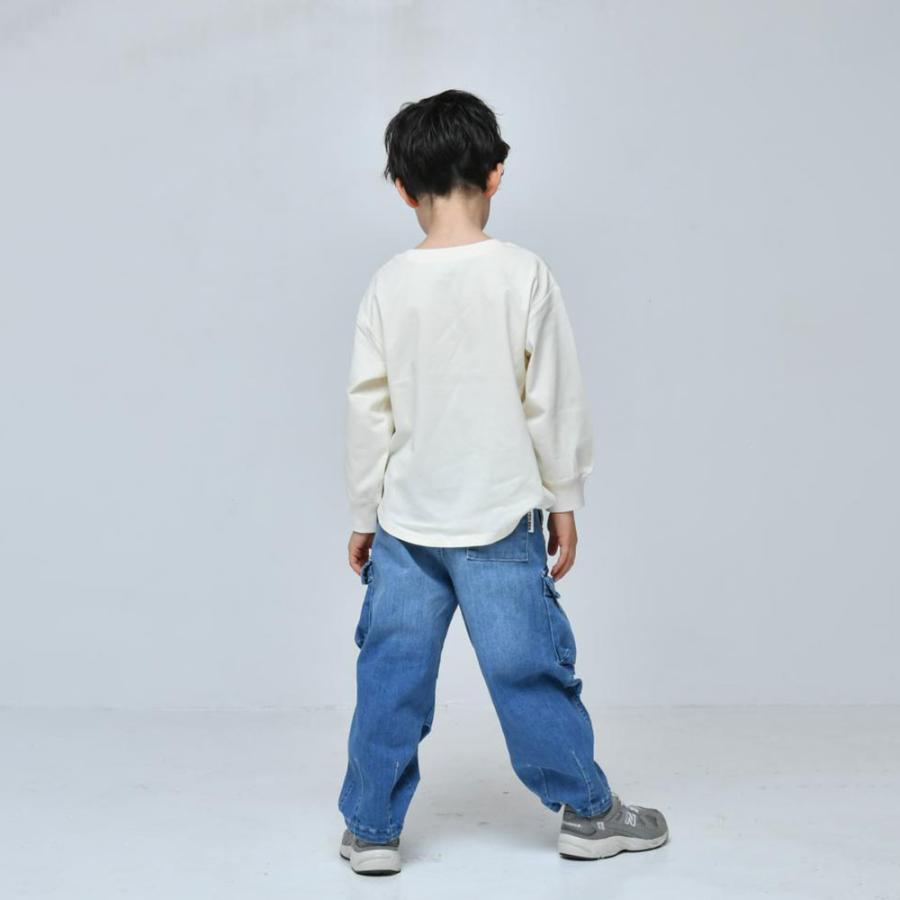 ニードルワーク （NEEDL WORK） OFFICIAL TEAM 20/天竺 JYOU GE GYAKU ラウンド 長袖 Tシャツ ( 120 130 140 150  )   男の子 女の子 | OFFICIAL TEAM | 05