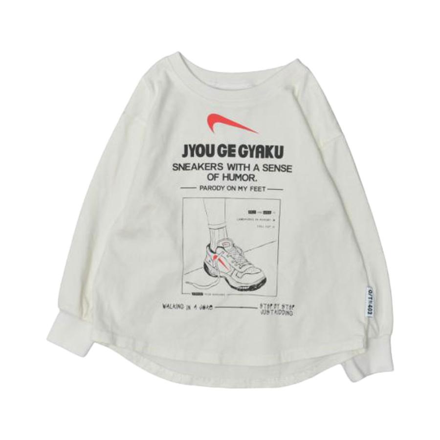 ニードルワーク （NEEDL WORK） OFFICIAL TEAM 20/天竺 JYOU GE GYAKU ラウンド 長袖 Tシャツ ( 120 130 140 150  )   男の子 女の子 | OFFICIAL TEAM | 01
