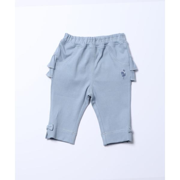 ●50%OFFセール●ラスト１点●ニットプランナー　Knit　Planner　ストレッチツイルの7分丈カラーパンツ(80・90)　ベビーパンツ 赤ちゃん アウトレット | KP(キッズ) | 03