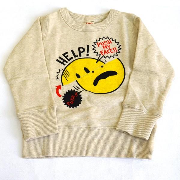 ニードルワーク　オフィシャルチーム OFFICIAL TEAM　FACE SWEAT SHIRT トレーナー（100cm・110cm） | OFFICIAL TEAM | 01