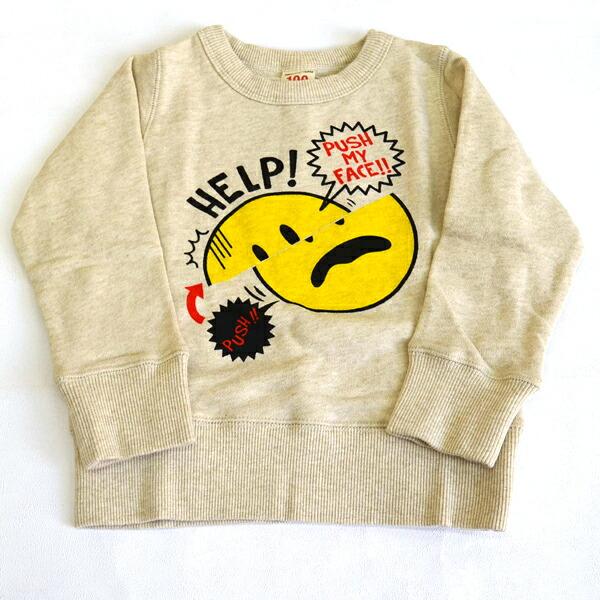 ニードルワーク　オフィシャルチーム OFFICIAL TEAM　FACE SWEAT SHIRT トレーナー（100cm・110cm） | OFFICIAL TEAM | 01