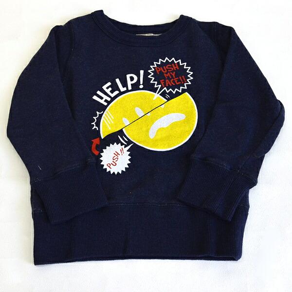 ニードルワーク　オフィシャルチーム OFFICIAL TEAM　FACE SWEAT SHIRT トレーナー（100cm・110cm） | OFFICIAL TEAM | 03