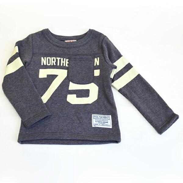ニードルワーク（NEEDL WORK）OFFICIAL TEAM　USED DYE NORTHEASTERN WRAM SWEAT SHIRT（100cm・110cm・120cm・130cm・140cm） | OFFICIAL TEAM | 03