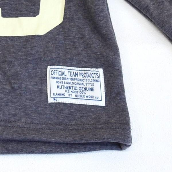 ニードルワーク（NEEDL WORK）OFFICIAL TEAM　USED DYE NORTHEASTERN WRAM SWEAT SHIRT（100cm・110cm・120cm・130cm・140cm） | OFFICIAL TEAM | 05