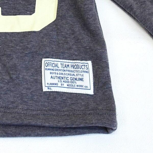 ニードルワーク（NEEDL WORK）OFFICIAL TEAM　USED DYE NORTHEASTERN WRAM SWEAT SHIRT（100cm・110cm・120cm・130cm・140cm） | OFFICIAL TEAM | 05