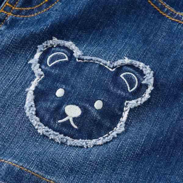 ●取り寄せ商品● ミキハウス mikihouse ミキハウスベア スカート ( 80 100 120 )  ベビー 幼児 キッズ 女の子 デニム | MIKI HOUSE | 02